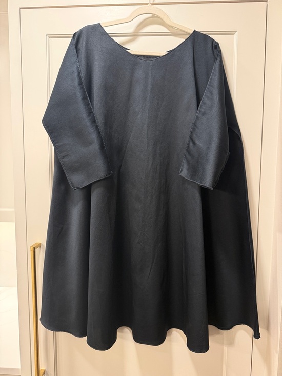 Ter Et Bantine Dresses & Skirts - Oversized Scoop Neck Tunic Dress in Navy